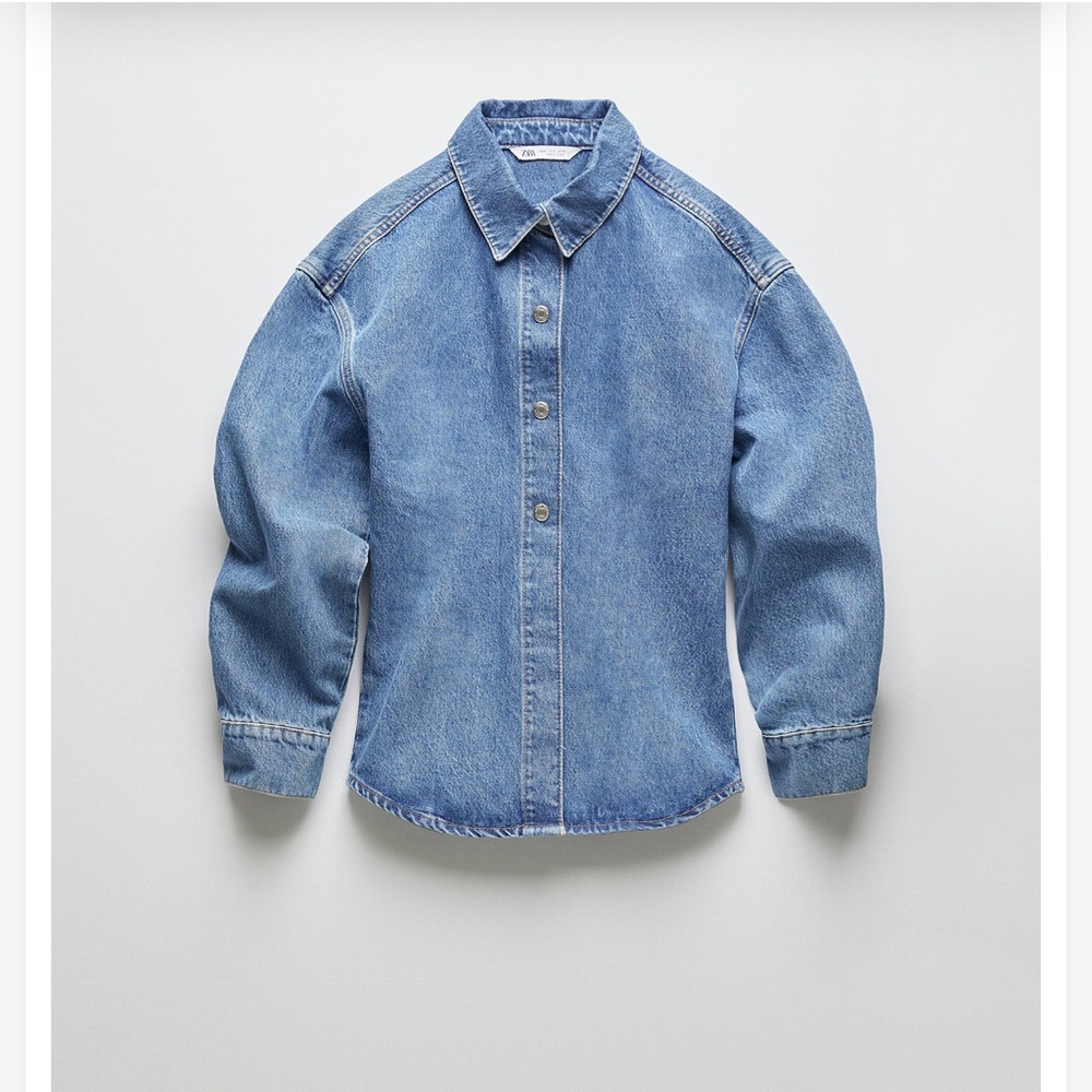 Zara denim shirt